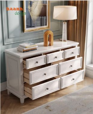 Khám phá tủ quần áo tân cổ điển tuyệt đẹp-TAT 004