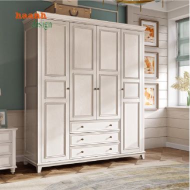 Khám phá tủ quần áo tân cổ điển tuyệt đẹp-TAT 004