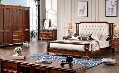 Tủ Áo Tân Cổ Điển Gỗ Tự Nhiên – Vẻ Đẹp Vượt Thời Gian-TAT 007