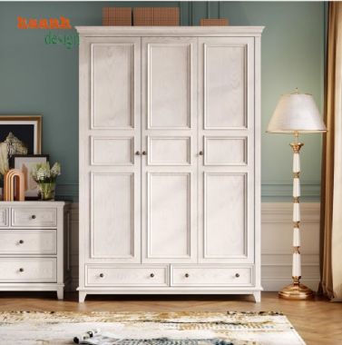 Khám phá tủ quần áo tân cổ điển tuyệt đẹp-TAT 004