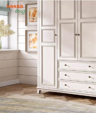 Khám phá tủ quần áo tân cổ điển tuyệt đẹp-TAT 004