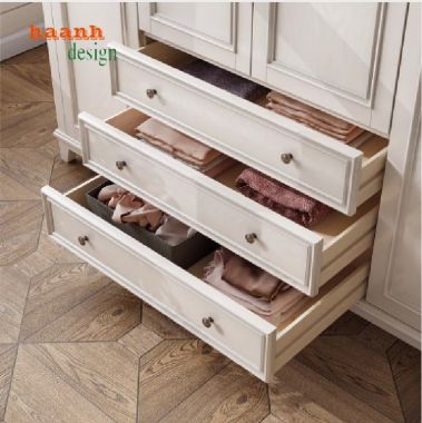 Khám phá tủ quần áo tân cổ điển tuyệt đẹp-TAT 004
