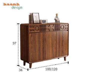 Tủ để giày dép bằng gỗ hiện đại chất lượng cao, giá tốt-TDC 007