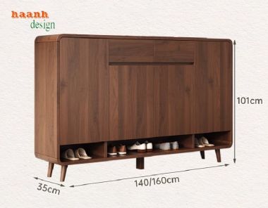 Tủ giày gỗ công nghiệp – Giải pháp lưu trữ cho gia đình-TDC 006