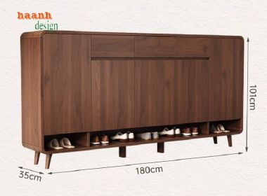 Tủ giày gỗ công nghiệp – Giải pháp lưu trữ cho gia đình-TDC 006