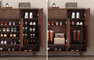 Tủ giày gỗ công nghiệp – Giải pháp lưu trữ cho gia đình-TDC 006
