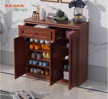 Bộ sưu tập tủ đựng giày dép gỗ sồi nhập khẩu – Bền đẹp-TGH 011