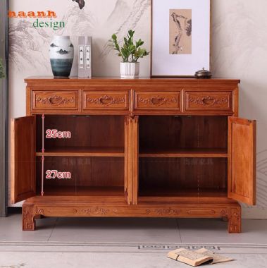 Tủ đựng giày dép bằng gỗ – Đẳng cấp từ chất liệu đến thiết kế-TGG 005