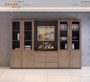 Tủ đựng hồ sơ thiết kế hiện đại cho phòng lãnh đạo-THS 004