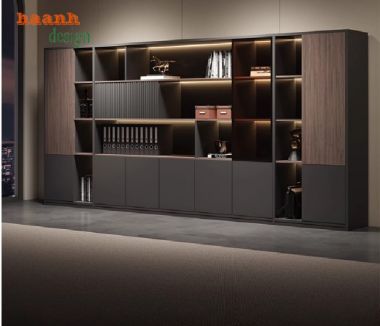 Tủ hồ sơ văn phòng gỗ công nghiệp – Giá tốt, thiết kế đẹp-THS 003
