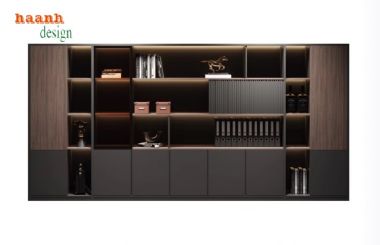 Tủ hồ sơ văn phòng gỗ công nghiệp – Giá tốt, thiết kế đẹp-THS 003