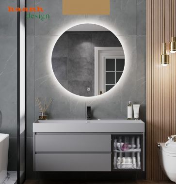 Tủ lavabo gỗ công nghiệp hiện đại TLV 001