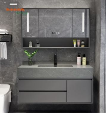 Tủ phòng tắm gỗ công nghiệp hiện đại TLV 002