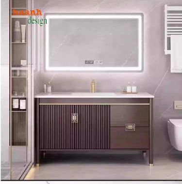 Tủ gỗ phòng tắm thiết kế theo yêu cầu, chuẩn thẩm mỹ-TLC 004