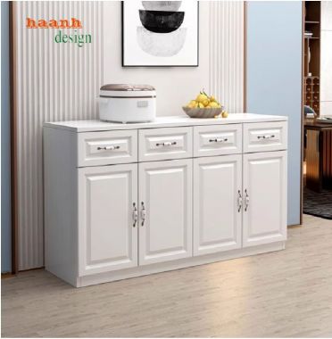 Tủ lưu trữ đồ phòng bếp – Bền đẹp với gỗ công nghiệp Thái Lan-TDN 001