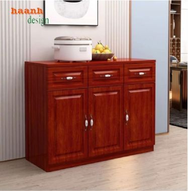 Tủ lưu trữ đồ phòng bếp – Bền đẹp với gỗ công nghiệp Thái Lan-TDN 001