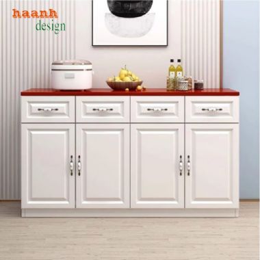 Tủ lưu trữ đồ phòng bếp – Bền đẹp với gỗ công nghiệp Thái Lan-TDN 001