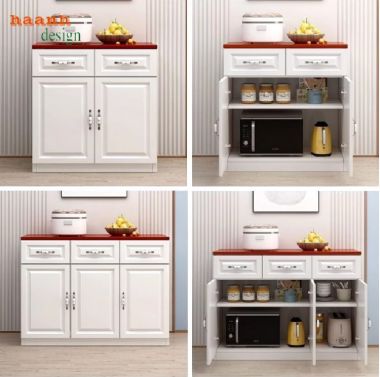 Tủ lưu trữ đồ phòng bếp – Bền đẹp với gỗ công nghiệp Thái Lan-TDN 001
