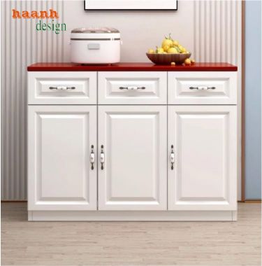 Tủ lưu trữ đồ phòng bếp – Bền đẹp với gỗ công nghiệp Thái Lan-TDN 001