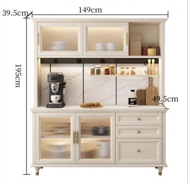 Kệ gỗ lưu trữ phòng bếp hiện đại, gọn gàng cho mọi không gian-TLT 009