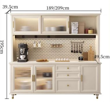 Kệ gỗ lưu trữ phòng bếp hiện đại, gọn gàng cho mọi không gian-TLT 009