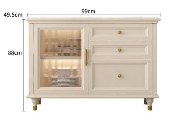 Kệ gỗ lưu trữ phòng bếp hiện đại, gọn gàng cho mọi không gian-TLT 009