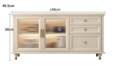 Kệ gỗ lưu trữ phòng bếp hiện đại, gọn gàng cho mọi không gian-TLT 009