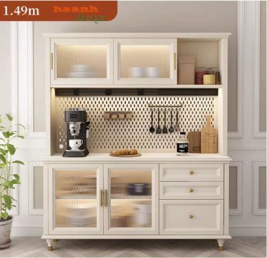 Kệ gỗ lưu trữ phòng bếp hiện đại, gọn gàng cho mọi không gian-TLT 009