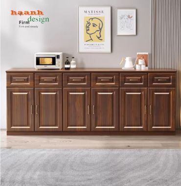 Top mẫu tủ gỗ đựng đồ nhà bếp đẹp sang trọng hiện nay-TLT 011
