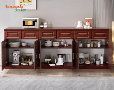 Top mẫu tủ gỗ đựng đồ nhà bếp đẹp sang trọng hiện nay-TLT 011