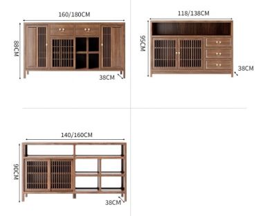 Tủ gỗ phòng bếp hiện đại bằng gỗ sồi tự nhiên cao cấp-TLT 008
