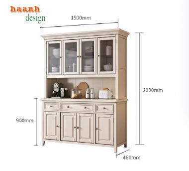 Khám phá lợi ích của tủ đựng đồ nhà bếp bằng gỗ-TLT 005