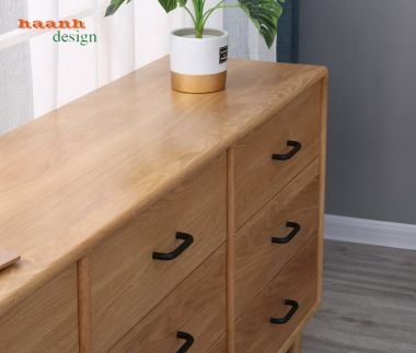  Tủ ngăn kéo gỗ sồi tự nhiên sản phẩm cho phòng ngủ hiện đại TNG 003