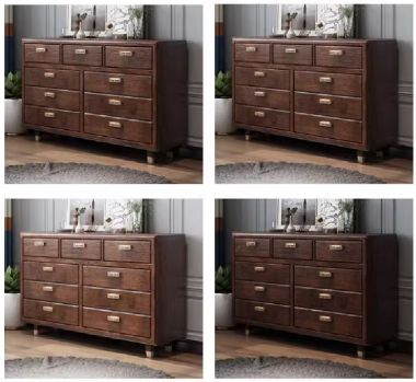 Tăng cường không gian sống với tủ ngăn kéo gỗ tự nhiên-TNG 008