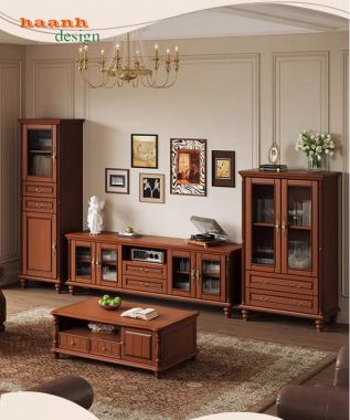 Top mẫu tủ rượu đẹp bằng gỗ được ưa chuộng nhất 2026-TPK 016