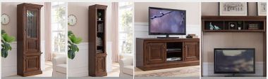 Tủ Trang Trí Phòng Khách Bằng Gỗ Tự Nhiên  điểm nhấn ấn tượng-TPK 007
