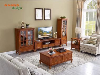 Tủ rượu phòng khách đẹp thiết kế hiện đại sơn PU Inchem-TPK 015