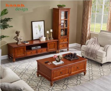 Tủ rượu phòng khách đẹp thiết kế hiện đại sơn PU Inchem-TPK 015