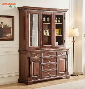 Mẫu tủ rượu đẹp phong cách tân cổ điển châu Âu-TCC 014