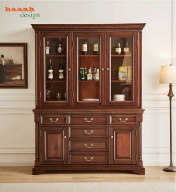 Mẫu tủ rượu đẹp phong cách tân cổ điển châu Âu-TCC 014