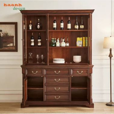 Mẫu tủ rượu đẹp phong cách tân cổ điển châu Âu-TCC 014