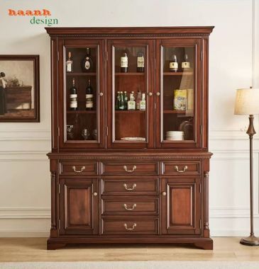 Mẫu tủ rượu đẹp phong cách tân cổ điển châu Âu-TCC 014
