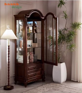 Mẫu tủ rượu phòng khách đẹp phong cách Pháp cao cấp-TCC 015