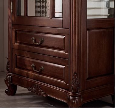 Mẫu tủ rượu phòng khách đẹp phong cách Pháp cao cấp-TCC 015