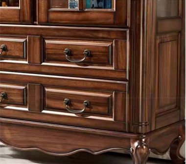 Tủ rượu tân cổ điển đẹp – Nội thất sang trọng cho phòng khách-TCC 017