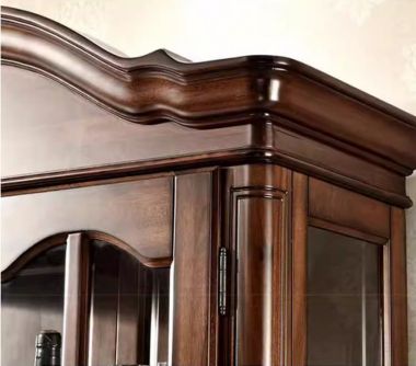 Tủ rượu tân cổ điển đẹp – Nội thất sang trọng cho phòng khách-TCC 017