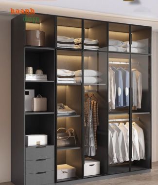 Tự tin khoe vẻ đẹp của tủ quần áo cánh kính-TCK 001