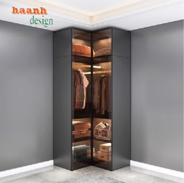 Tiện lợi khi sử dụng tủ áo gỗ công nghiệp cánh kính-TCK 004