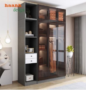Lựa chọn tủ áo cánh kính phù hợp với phong cách nội thất-TCK 003