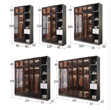 Lựa chọn tủ áo cánh kính phù hợp với phong cách nội thất-TCK 003